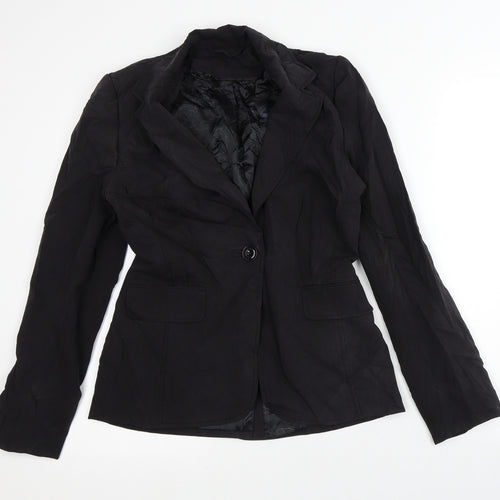 Dorothy Perkins Womens Black   Jacket Blazer Size 8