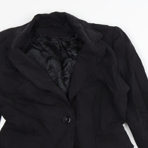 Dorothy Perkins Womens Black   Jacket Blazer Size 8