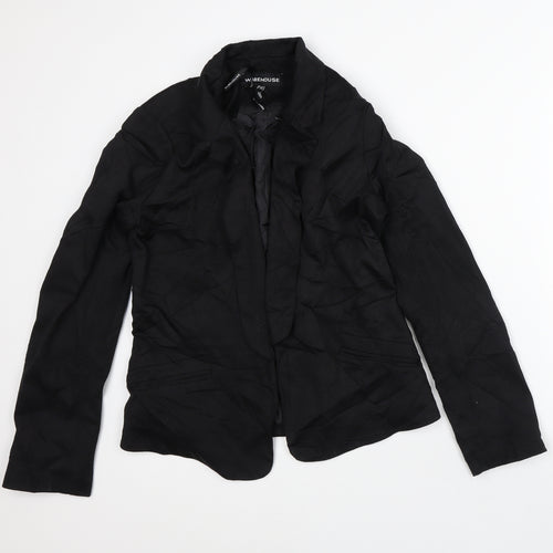 Warehouse Womens Black   Jacket Blazer Size 12