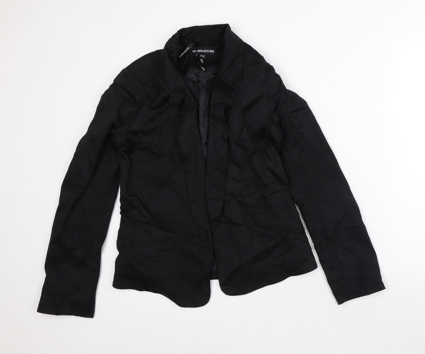 Warehouse Womens Black   Jacket Blazer Size 12