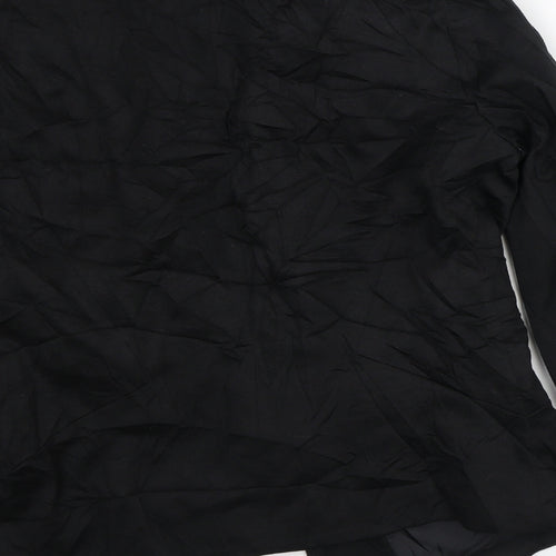 Warehouse Womens Black   Jacket Blazer Size 12