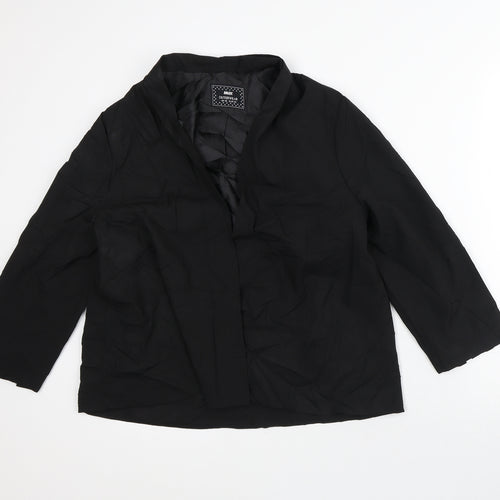 Max Womens Black   Jacket Blazer Size 16