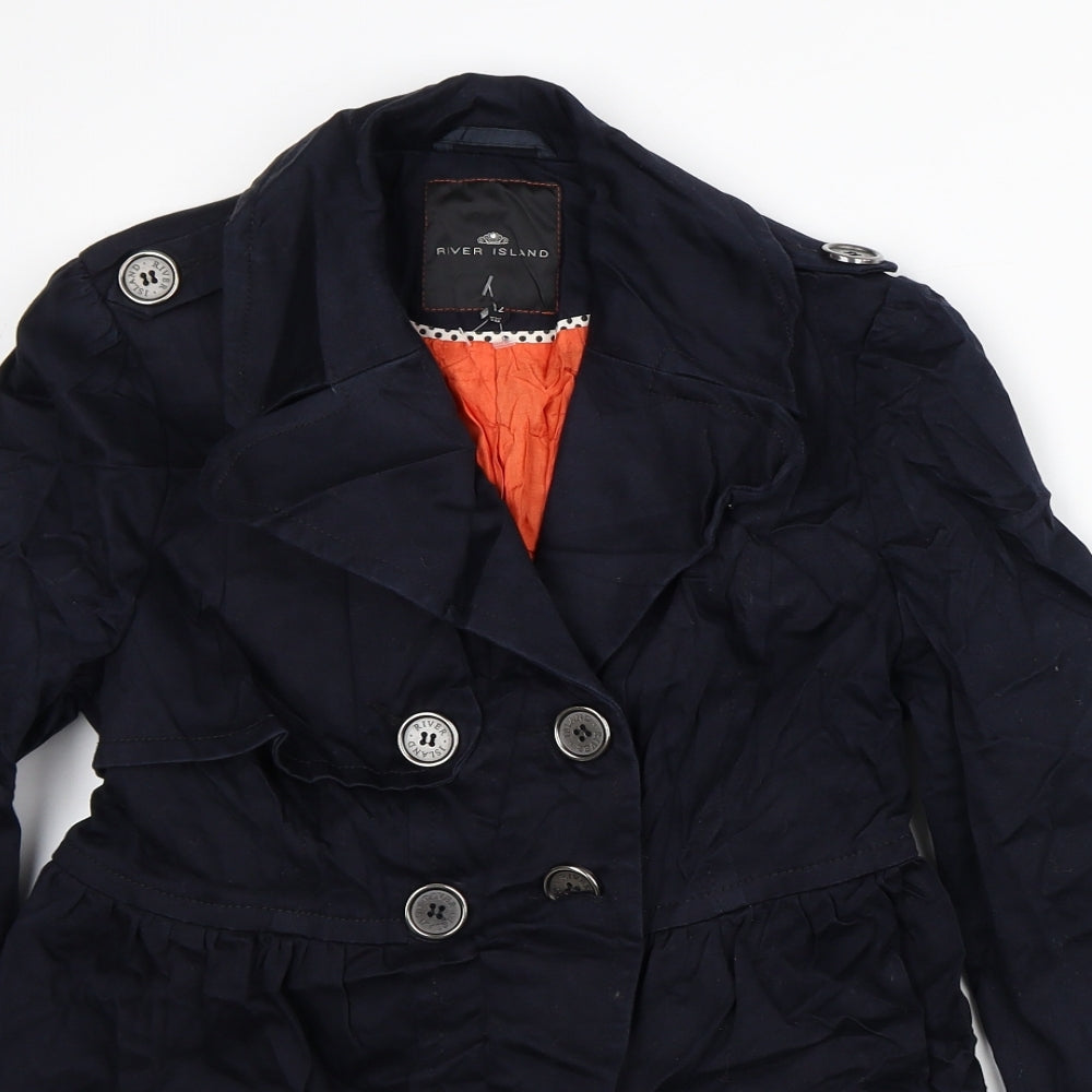 River Island Womens Black   Jacket Blazer Size 12