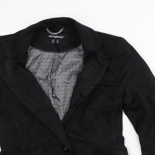Atmosphere Womens Black   Jacket Blazer Size 8