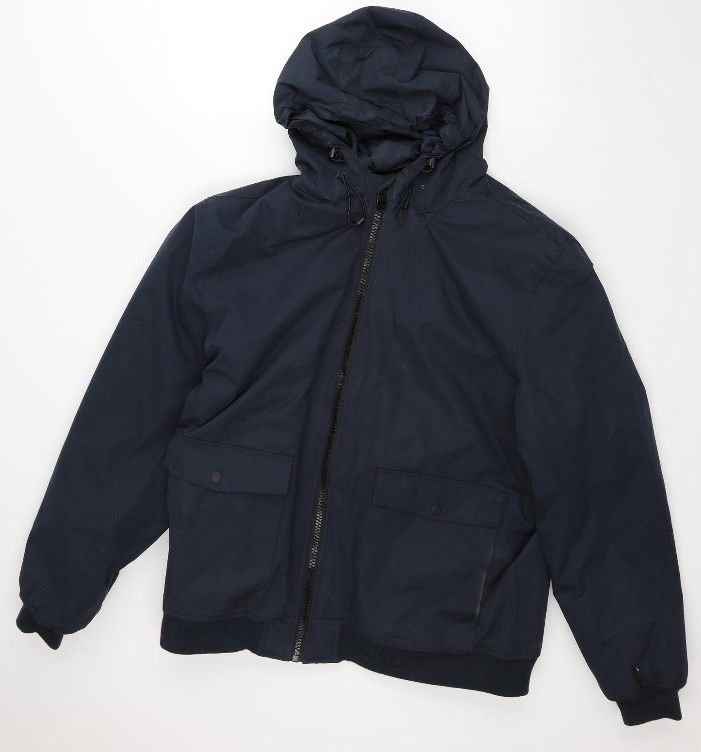 Primark Mens Black   Quilted Coat Size 2XL