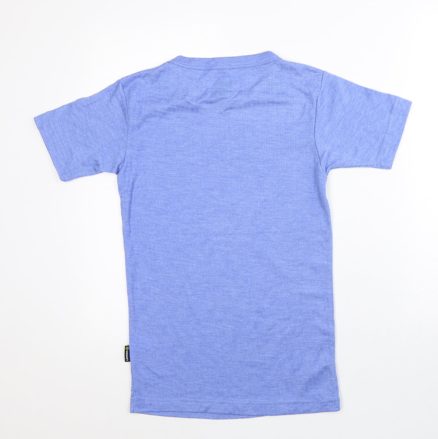 Beeswift Womens Blue  Polyester Basic T-Shirt Size S Crew Neck