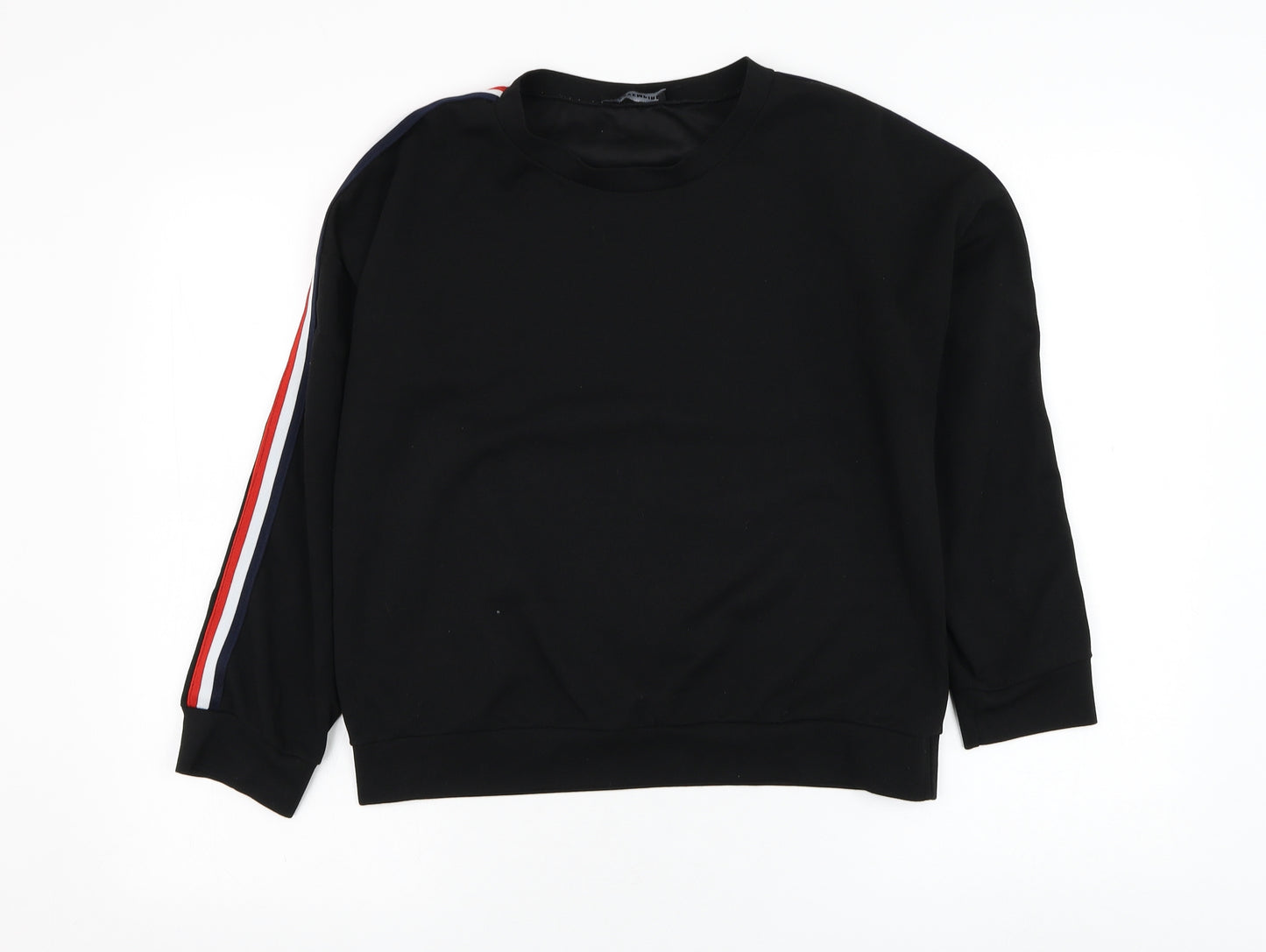 Missy Empire Womens Black  Polyester Pullover Sweatshirt Size S  Pullover