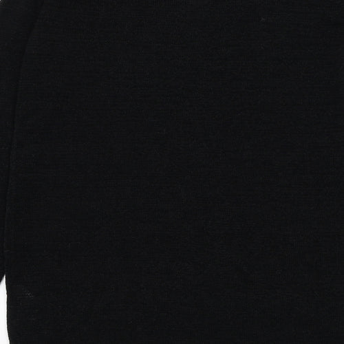 Monsoon Womens Black Round Neck  Viscose Pullover Jumper Size S