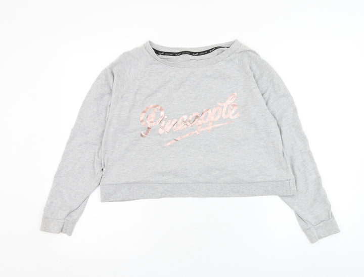 Pineapple Girls Green  Polyester Pullover Sweatshirt Size 14-15 Years  Pullover
