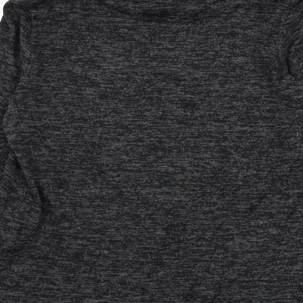 Tru Collection Womens Grey Roll Neck  Polyester Pullover Jumper Size 14