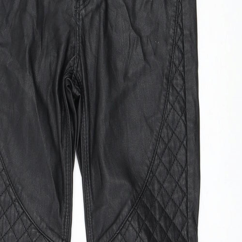 H&M Womens Black  Polyester Capri Leggings Size 8 L28 in