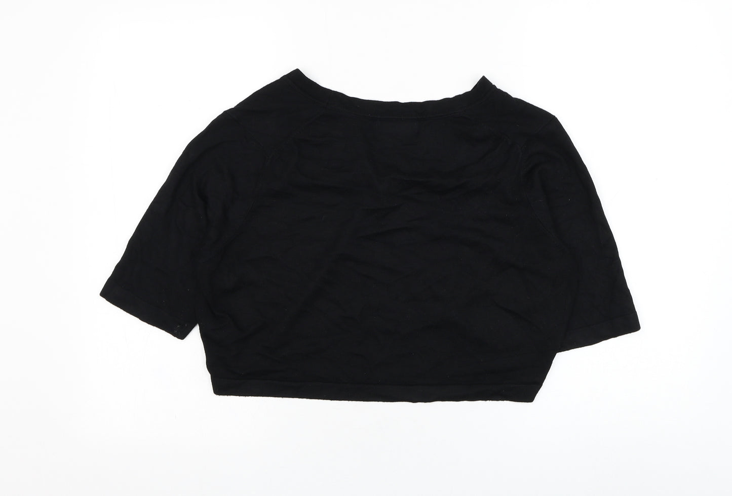 Marks and Spencer Womens Black V-Neck  Viscose Cardigan Jumper Size 18