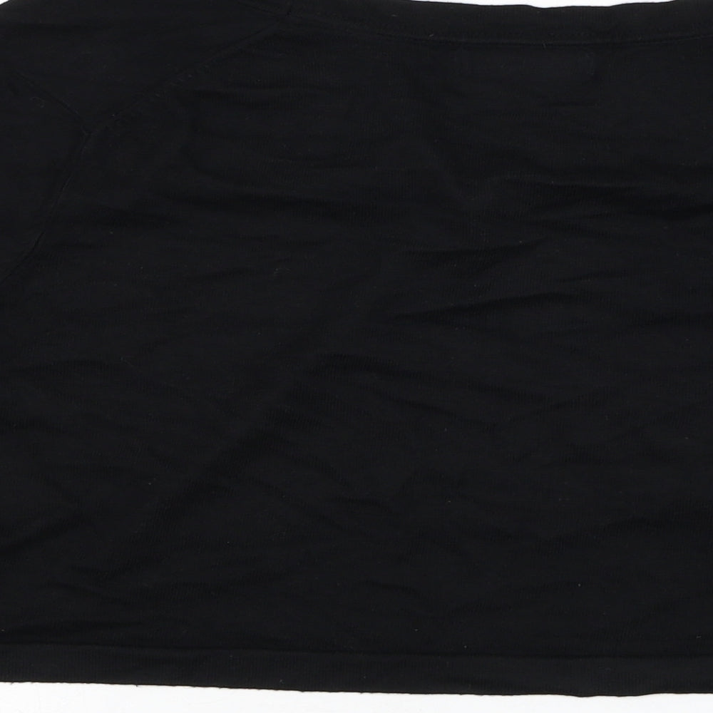 Marks and Spencer Womens Black V-Neck  Viscose Cardigan Jumper Size 18