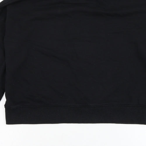 New Look Womens Black  Cotton Pullover Sweatshirt Size 8  Pullover - New York