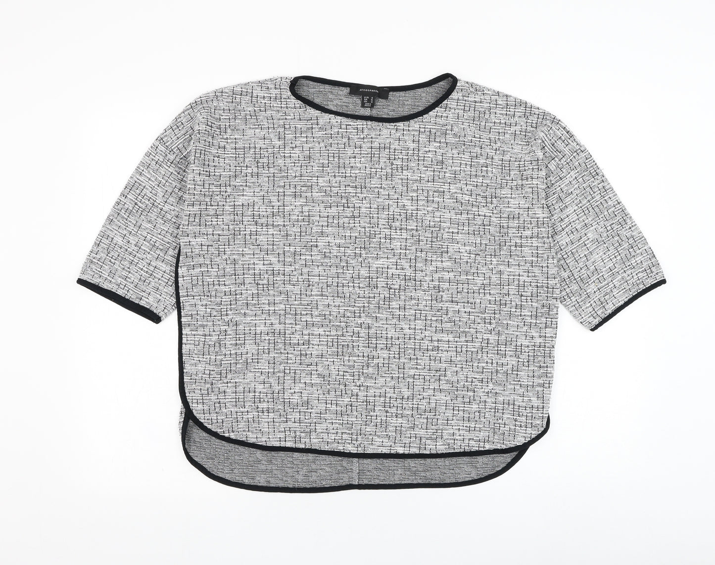 Primark Womens Grey Round Neck  Polyester Pullover Jumper Size 18