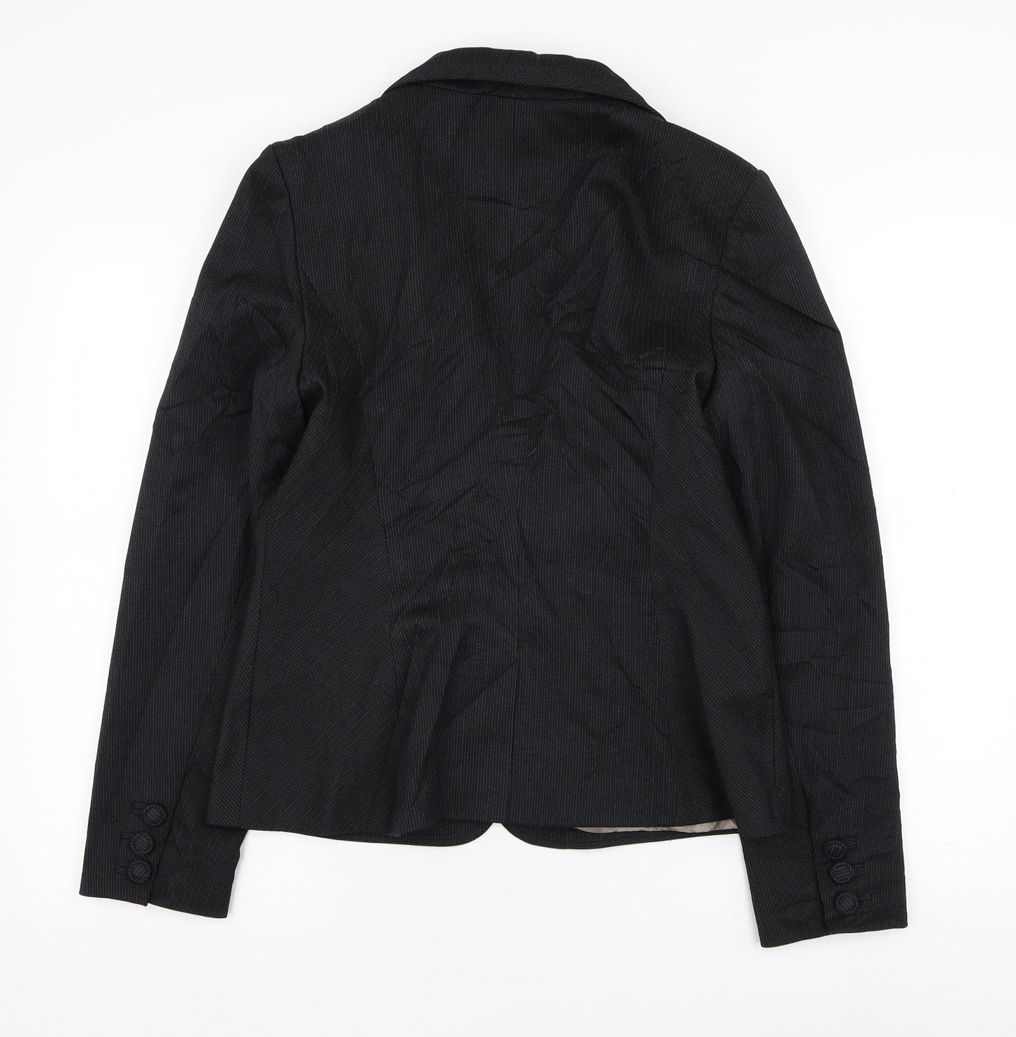 Dorothy Perkins Womens Black   Jacket Blazer Size 12  Button