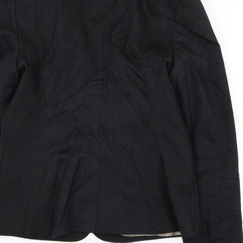 Dorothy Perkins Womens Black   Jacket Blazer Size 12  Button