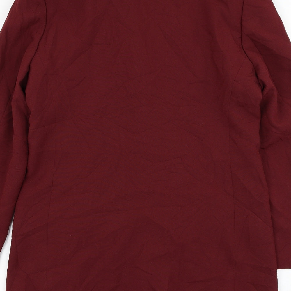 Modern Classics Womens Red   Jacket Blazer Size 12  Button