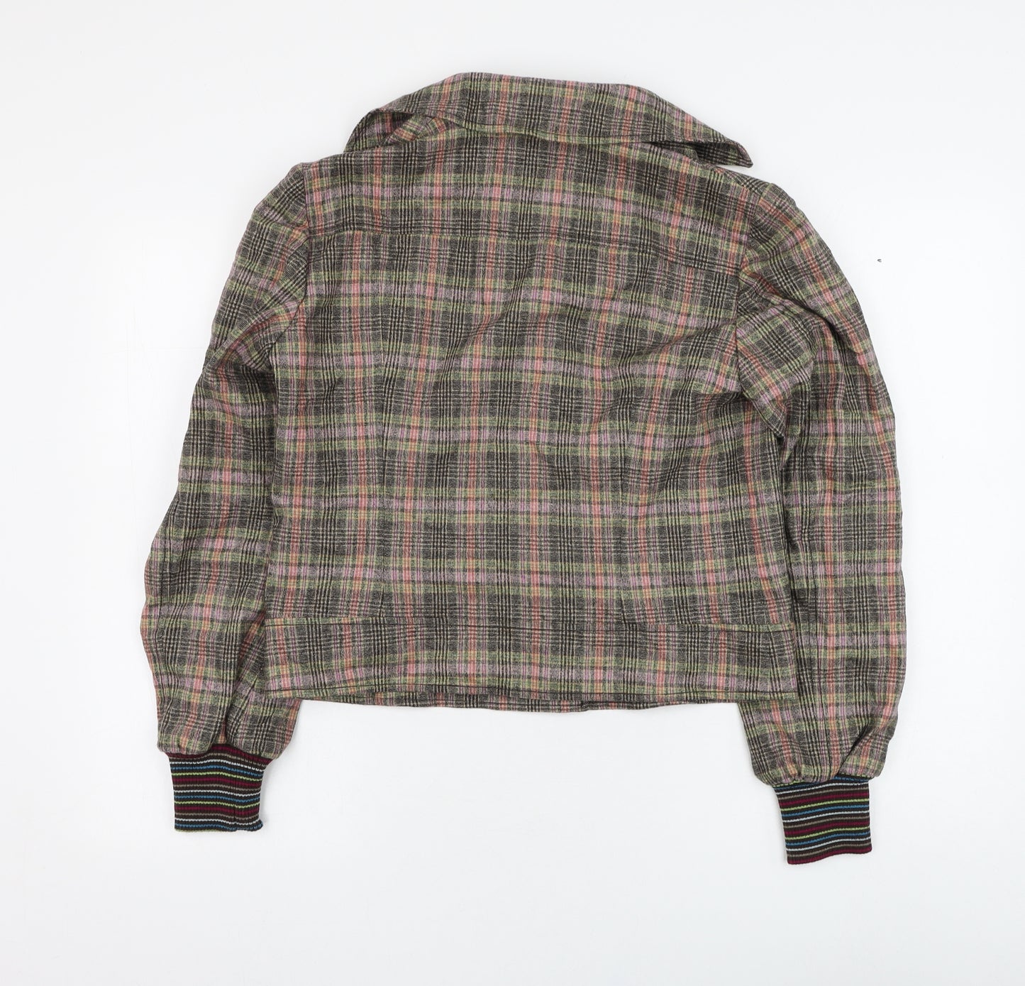 Missoni Womens Green Check  Jacket  Size 14  Button