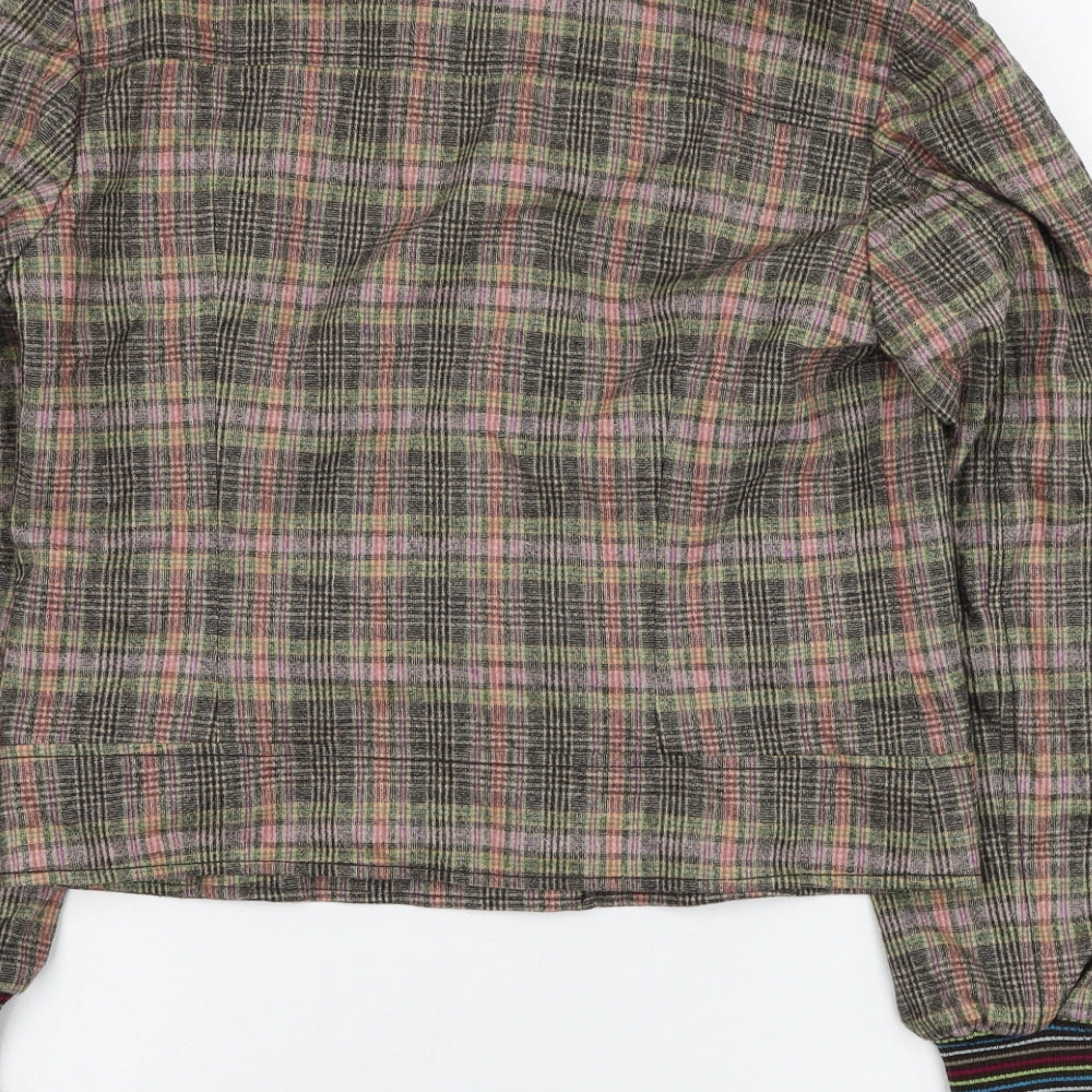Missoni Womens Green Check  Jacket  Size 14  Button