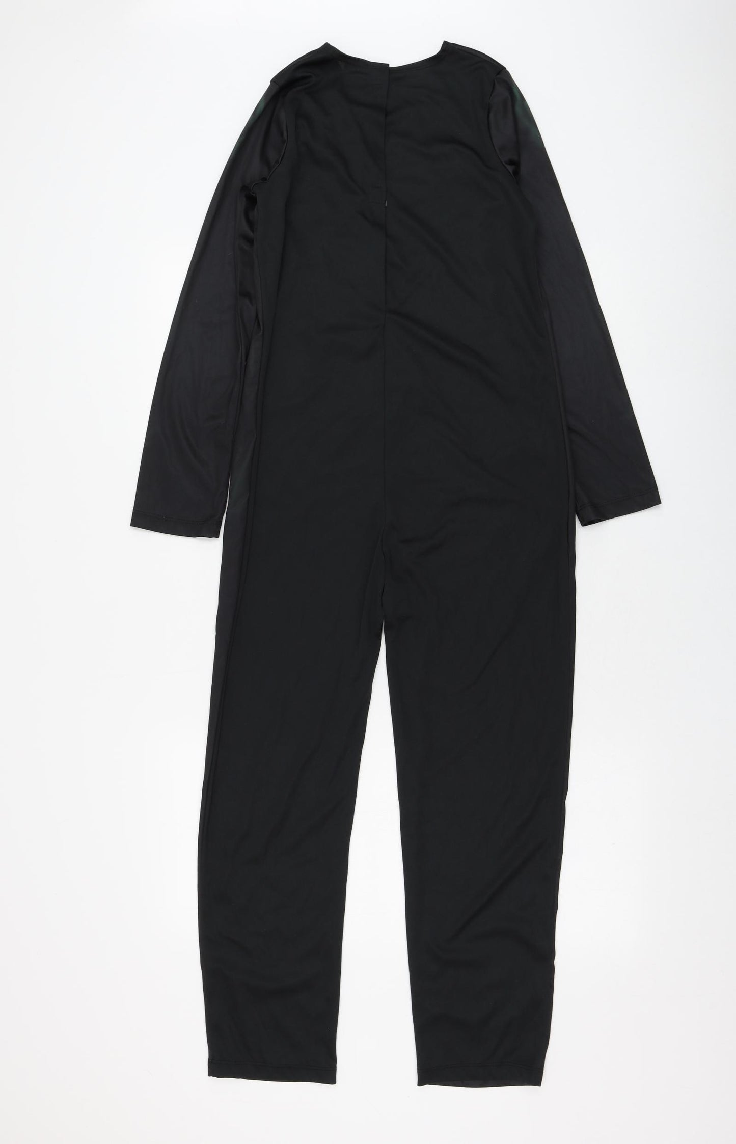 Wilko Boys Black Solid Polyester  One Piece Size 11-12 Years  Hook & Loop - Skeleton, Costume, Halloween