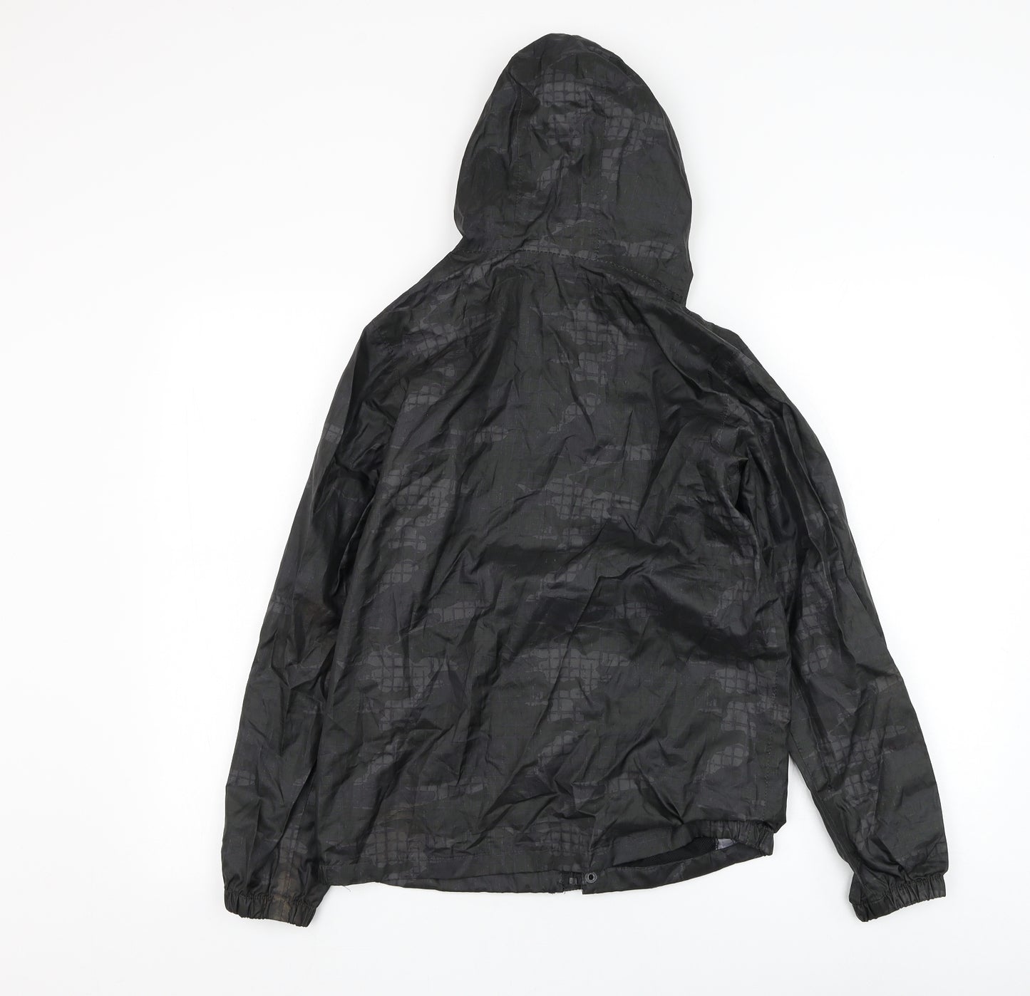 Peter Storm Boys Black   Rain Coat Coat Size 11-12 Years  Zip