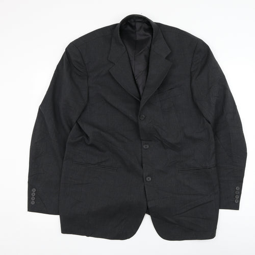 Taylor & Wright Mens Grey  Polyester Jacket Suit Jacket Size 42