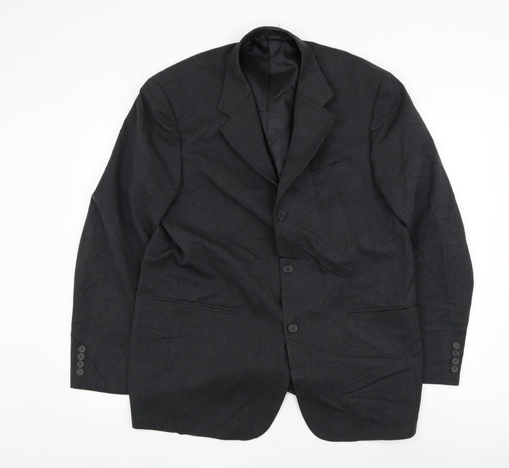 Taylor & Wright Mens Grey  Polyester Jacket Suit Jacket Size 42