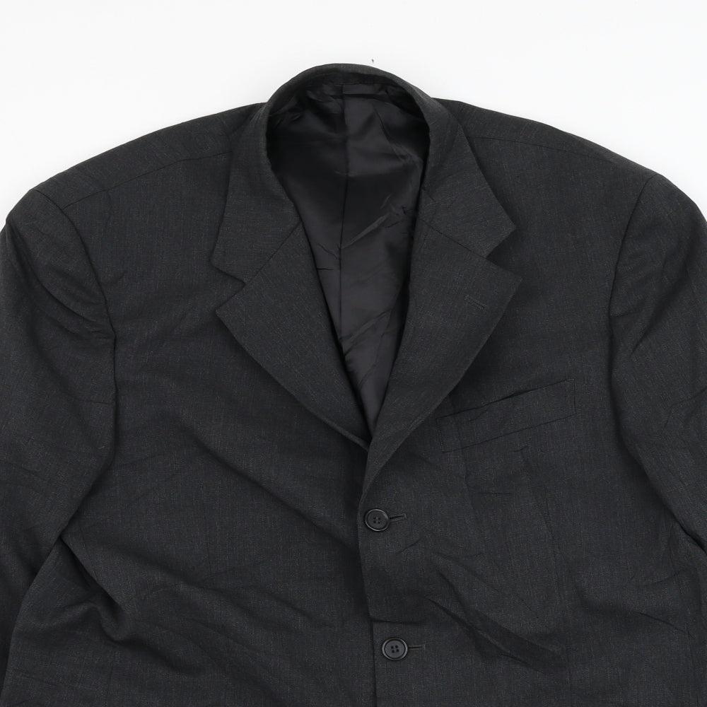 Taylor & Wright Mens Grey  Polyester Jacket Suit Jacket Size 42