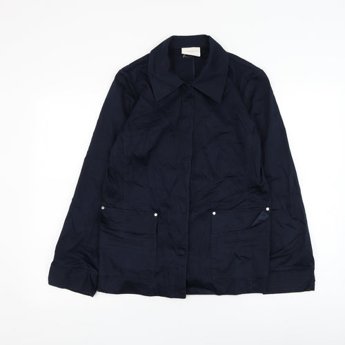 Liz Claiborne Womens Blue   Jacket  Size M  Button