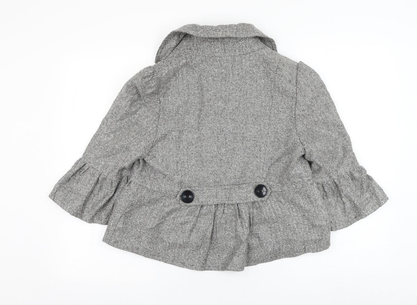 Edina Ronay Womens Grey   Jacket  Size 12  Button