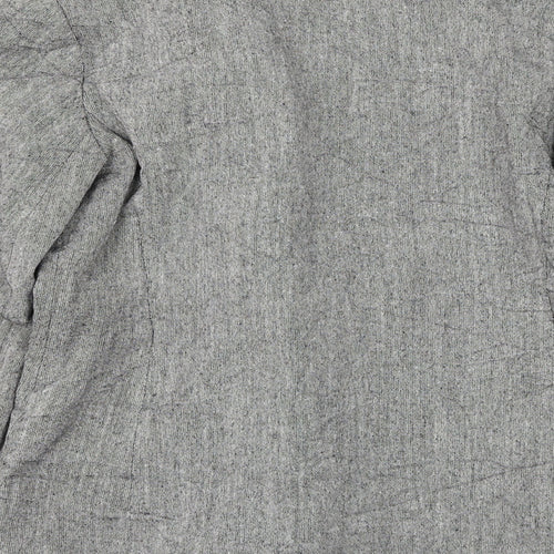 Preworn Womens Grey   Jacket Blazer Size 12  Button