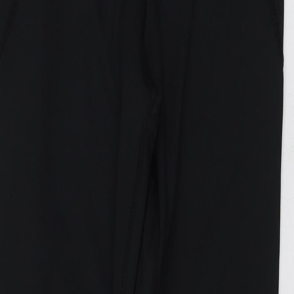 Workout Womens Black  Polyester Jogger Leggings Size XS L26 in Regular