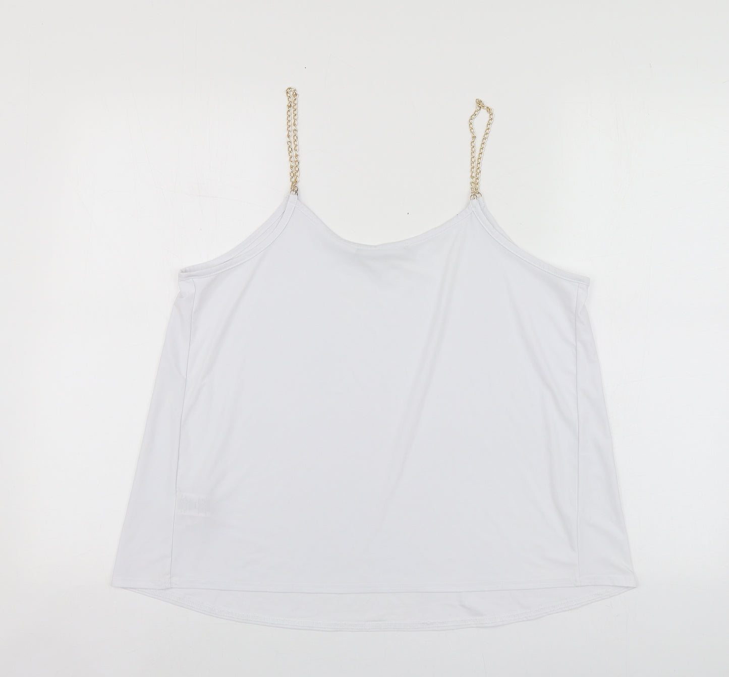 Atmosphere Womens White  Polyester Basic T-Shirt Size 16 Round Neck