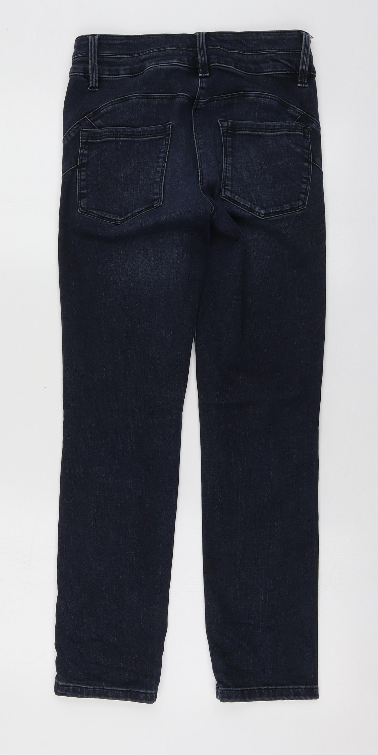 NEXT Womens Blue  Cotton Skinny Jeans Size 10 L27 in Regular
