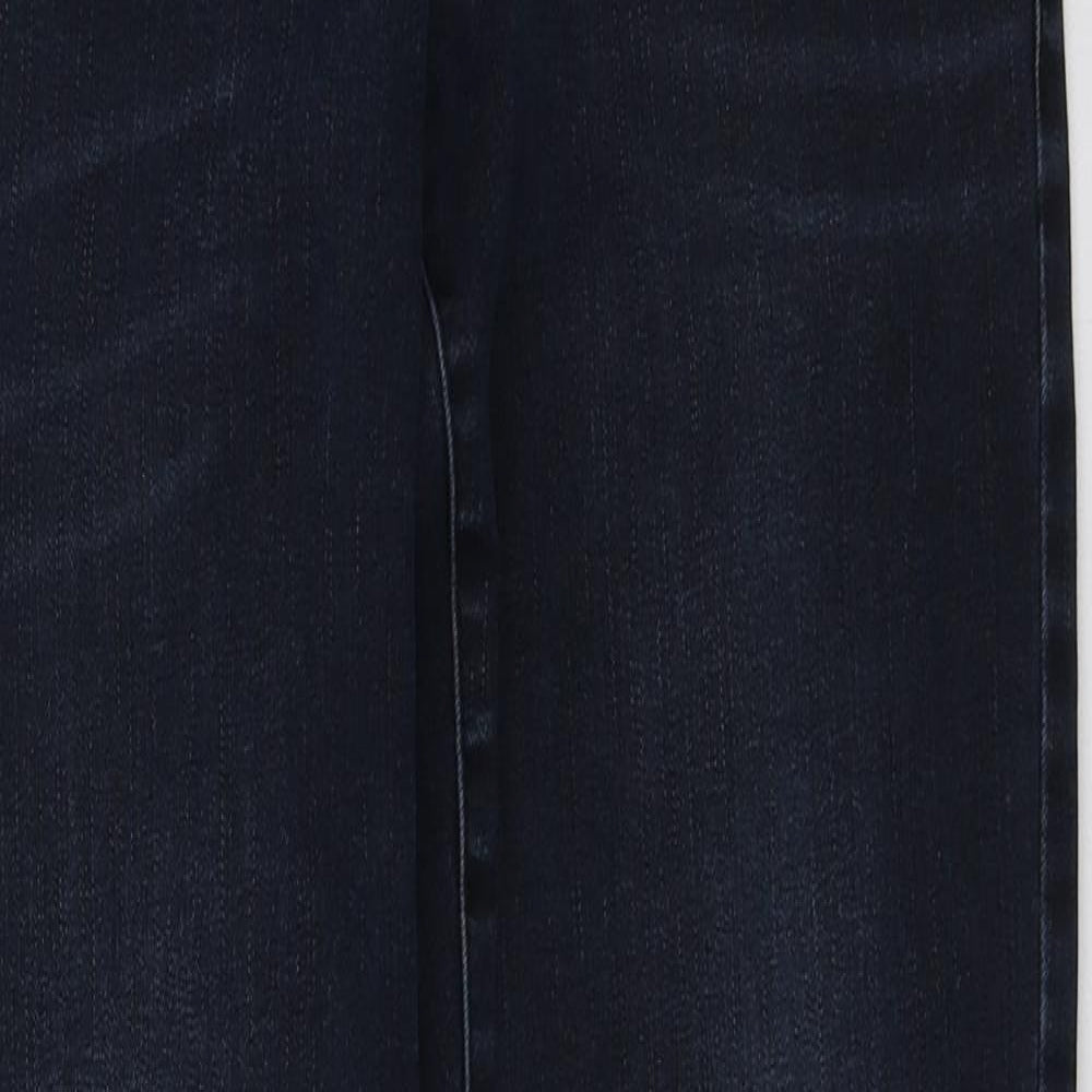 NEXT Womens Blue  Cotton Skinny Jeans Size 10 L27 in Regular