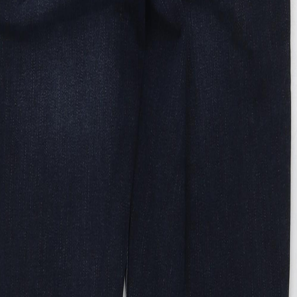 NEXT Womens Blue  Cotton Skinny Jeans Size 10 L27 in Regular