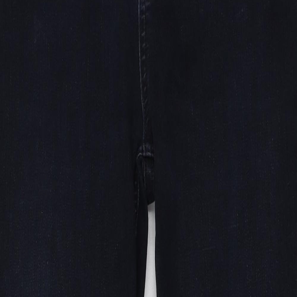 TU Womens Blue  Cotton Skinny Jeans Size 14 L27 in Regular