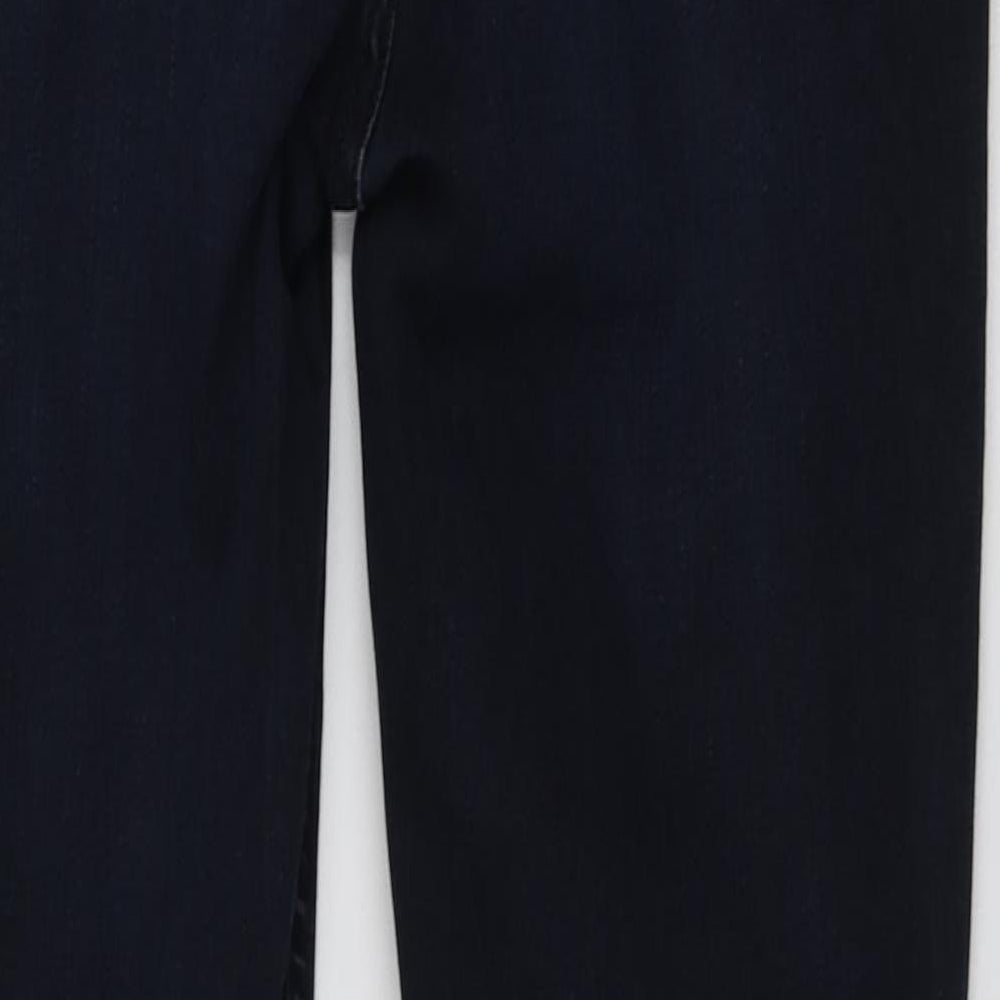 TU Womens Blue  Cotton Skinny Jeans Size 14 L27 in Regular