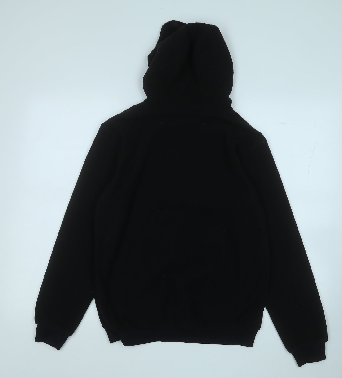 Very Boys Black  Polyester Pullover Hoodie Size 13 Years   - I AM WEEKEND READY