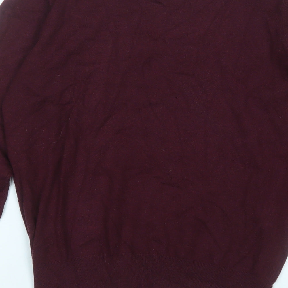 Atmosphere Womens Purple Round Neck  Viscose Pullover Jumper Size 14