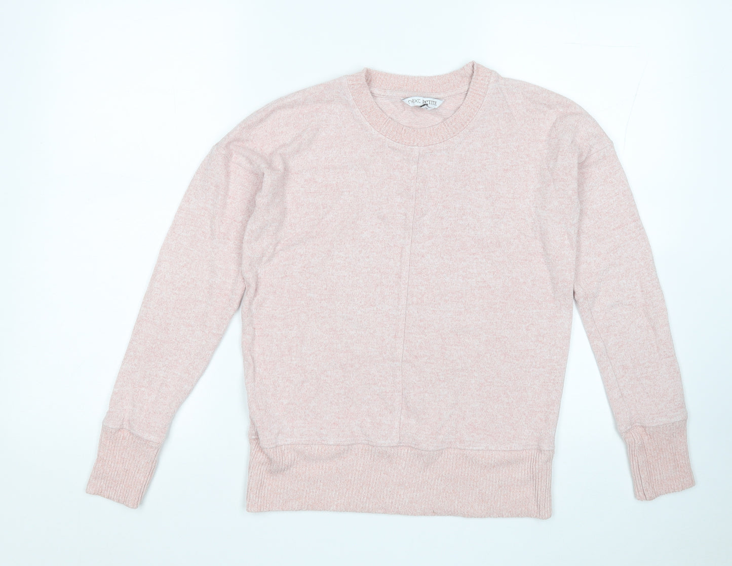 NEXT Womens Pink Round Neck  Viscose Pullover Jumper Size 6