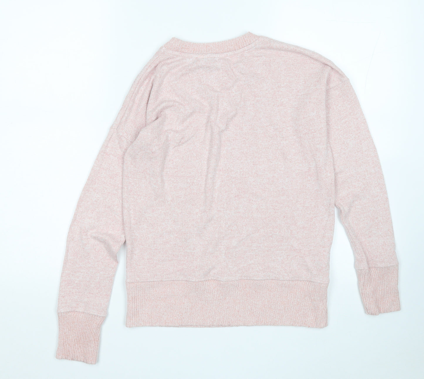 NEXT Womens Pink Round Neck  Viscose Pullover Jumper Size 6