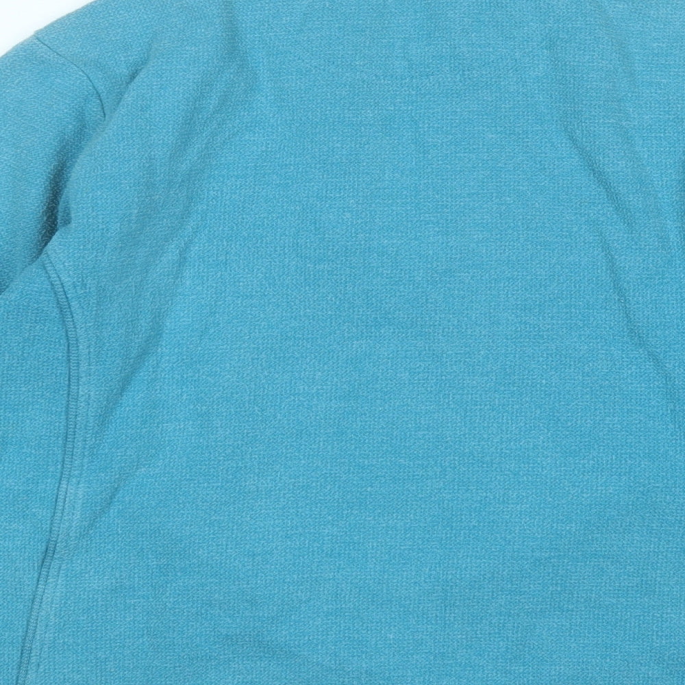 Fat Face Womens Blue Round Neck  Cotton Pullover Jumper Size 14