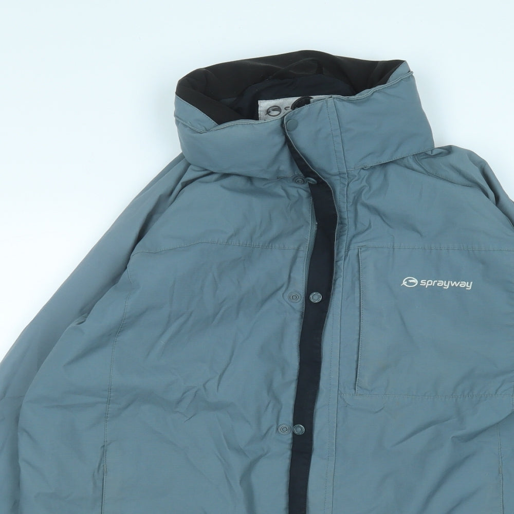 Sprayway Mens Grey   Rain Coat Coat Size M