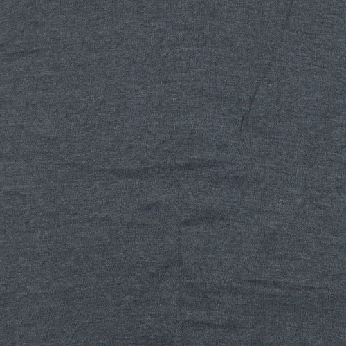 HEAT MACHINE Womens Grey Round Neck  Acrylic Pullover Jumper Size L