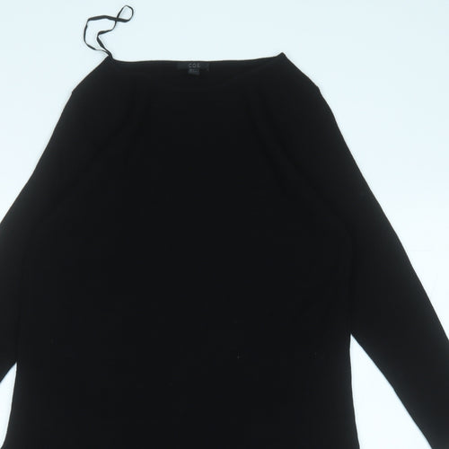 COS Womens Black  Cotton Jumper Dress  Size S  Round Neck