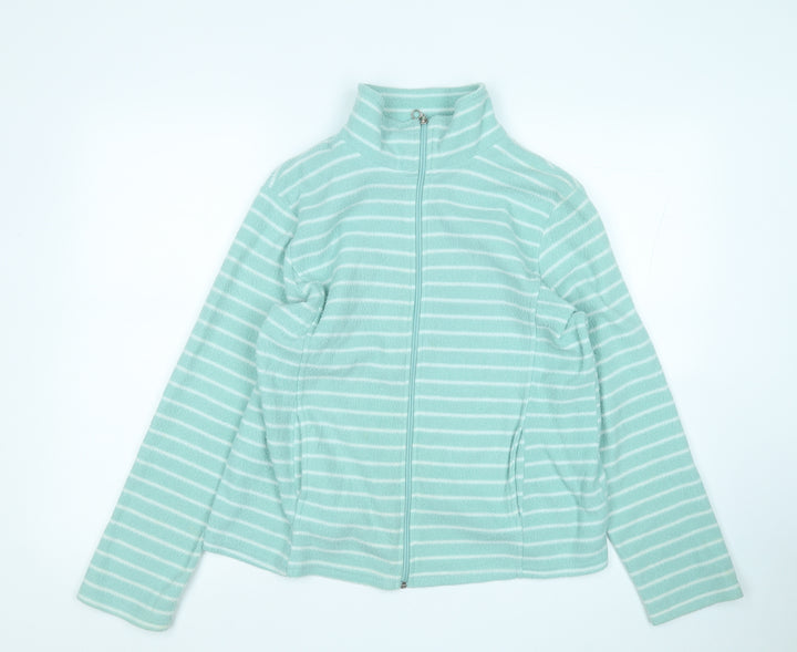 ANNE DE LANCAY Womens Green Jacket Size S