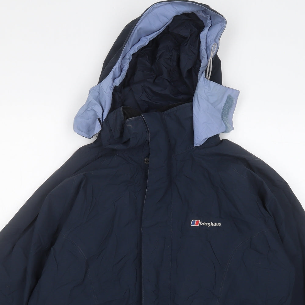 Berghaus Womens Blue   Rain Coat Coat Size 14