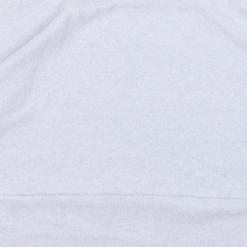 F&F Womens Blue Round Neck  Polyester Pullover Jumper Size 10